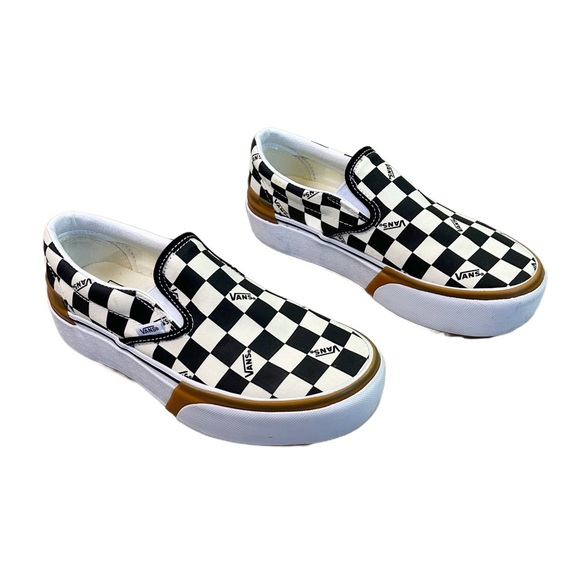 Vans Shoes Vans Era Stacked Black White Checkered Low Top Slip On